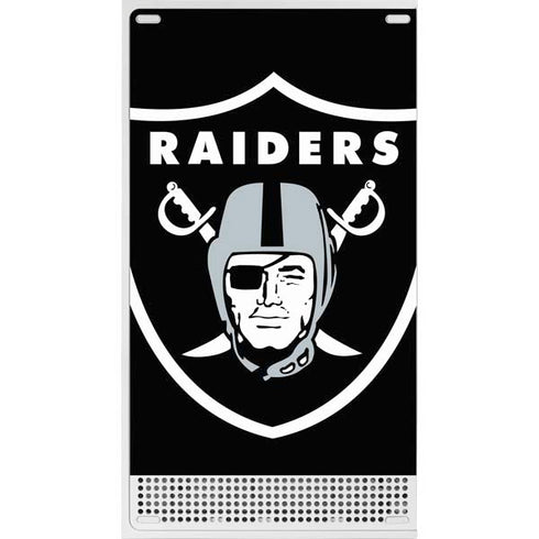 NFL Las Vegas Raiders Large Logo Xbox Series S Console Skin